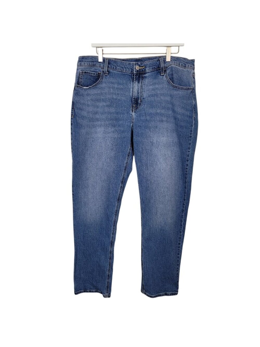 Old Navy Mid Rise WOW Boyfriend Jeans Sz 14 Med Wash Capsule Wardrobe Casual